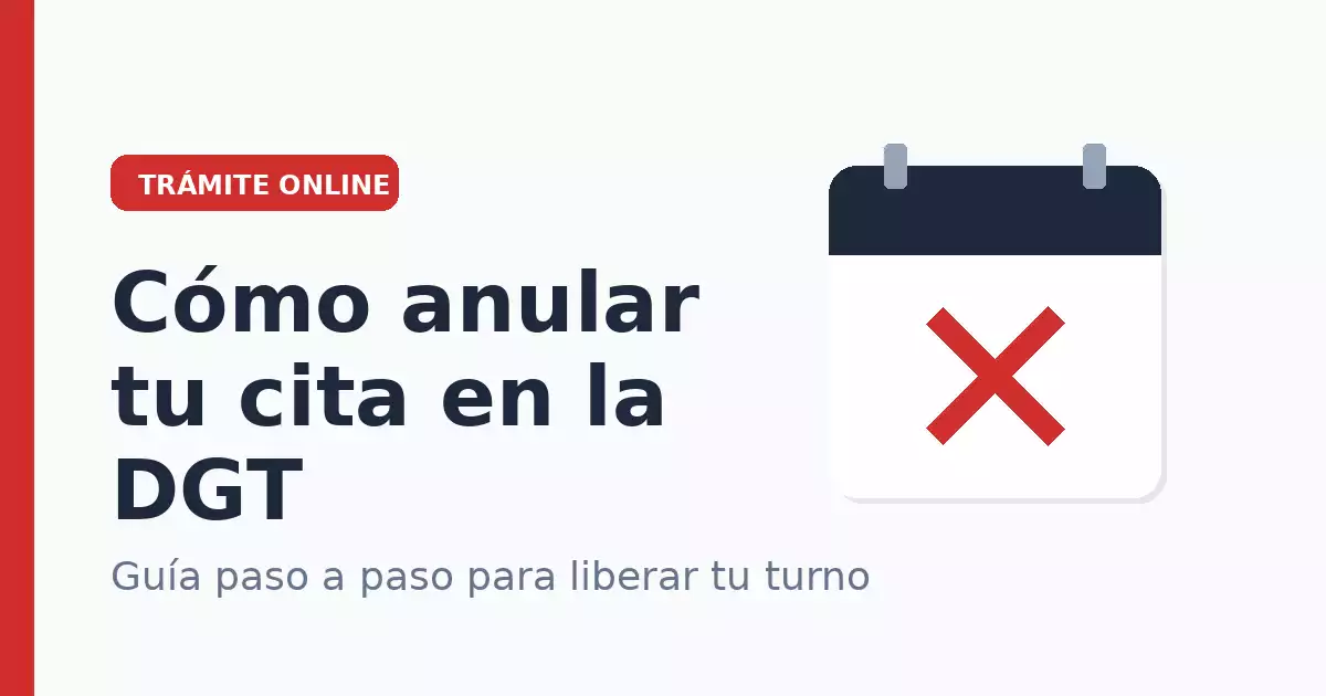 Anular cita