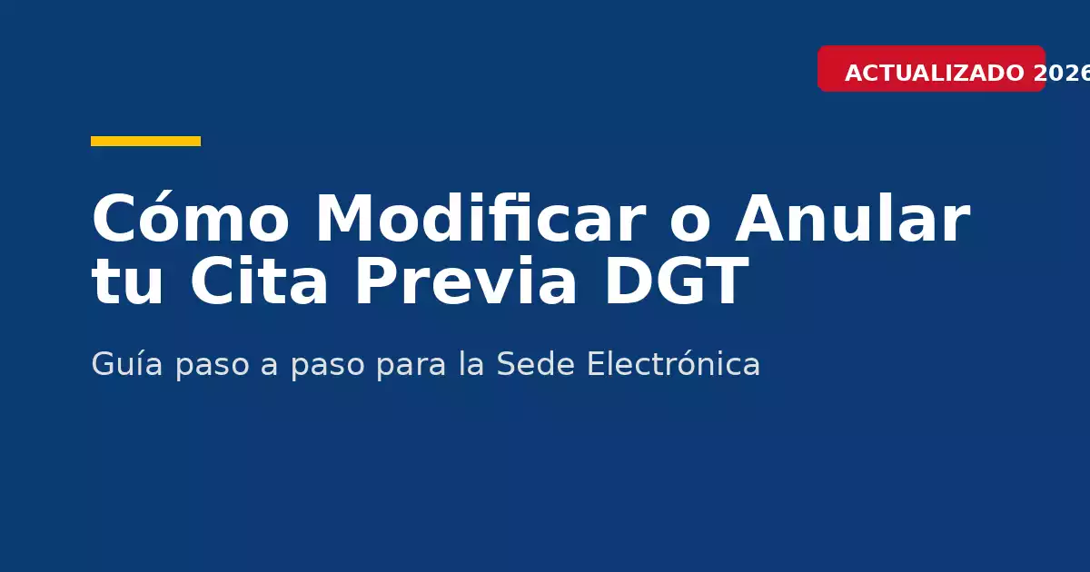 Modificar cita